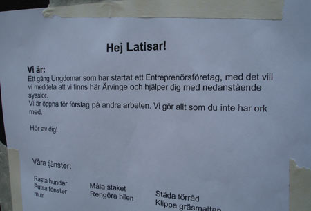 Hej latisar